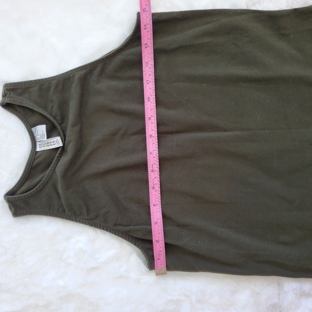 H&M Divided Basic Green dress L - Picture 7 of 11